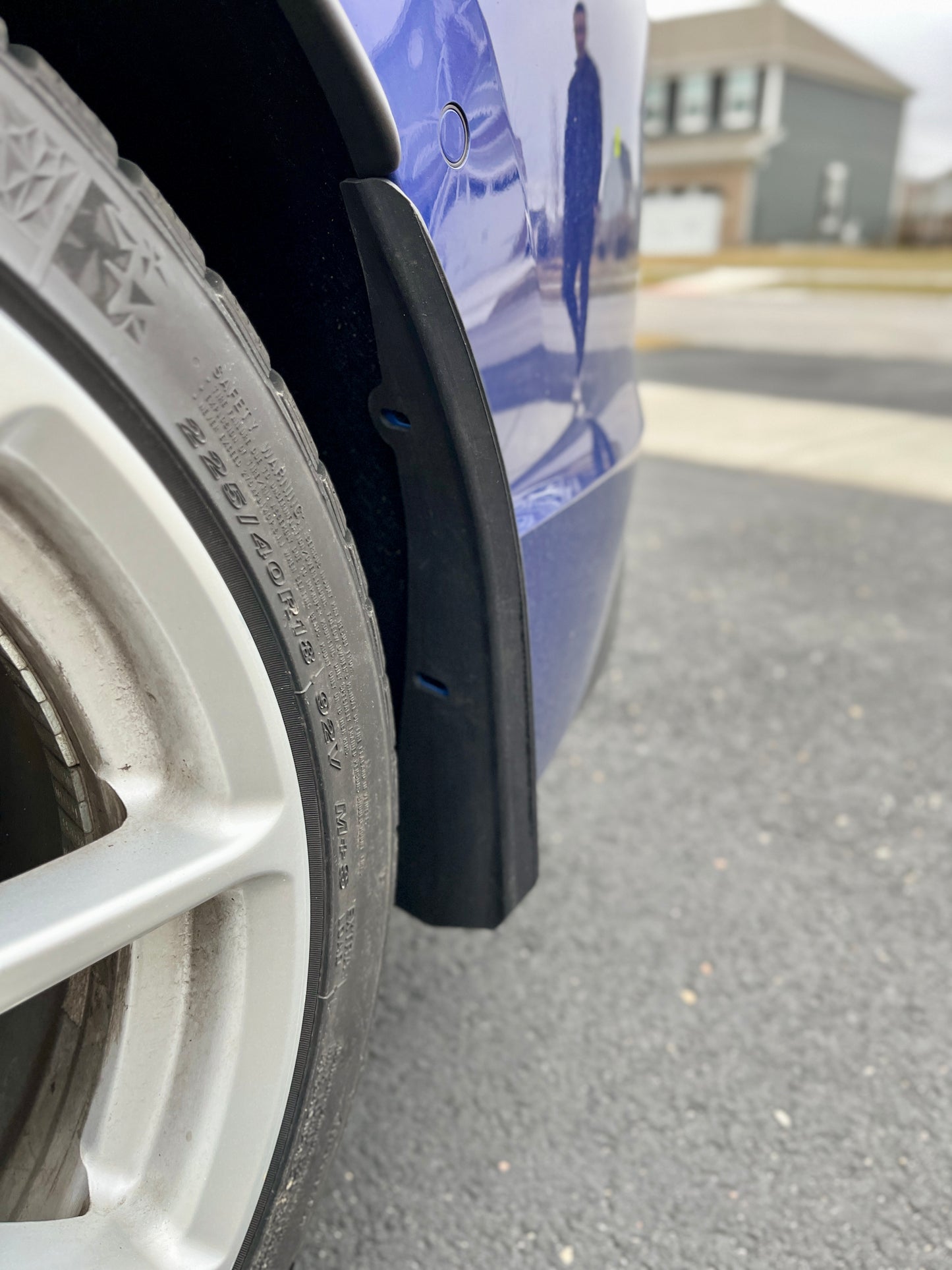 Golf R rear guard wheel well