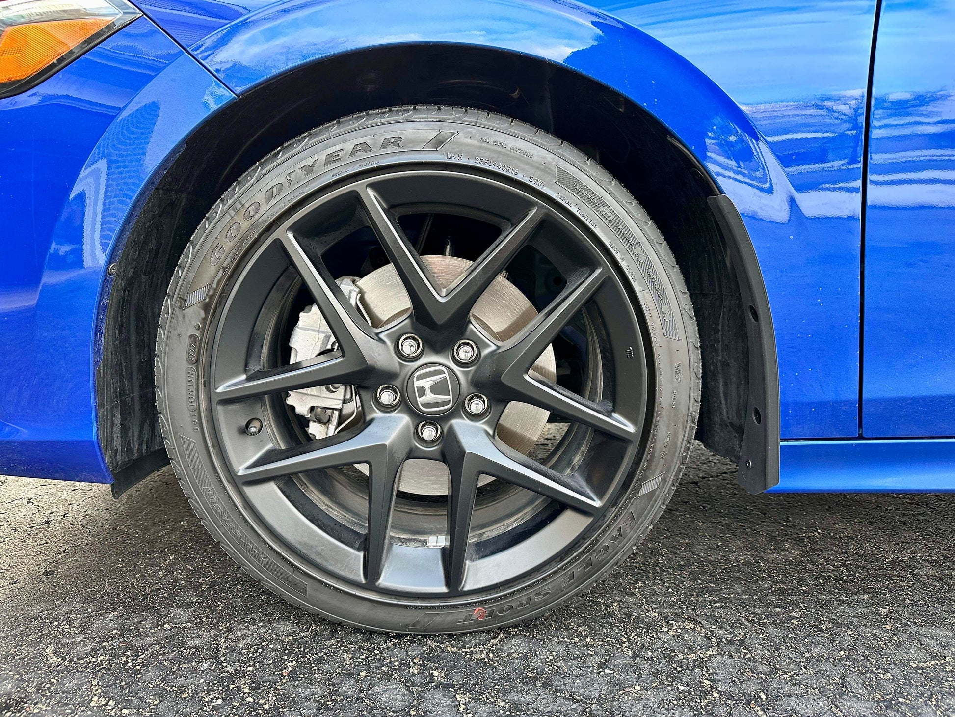Civic SI front guard profile