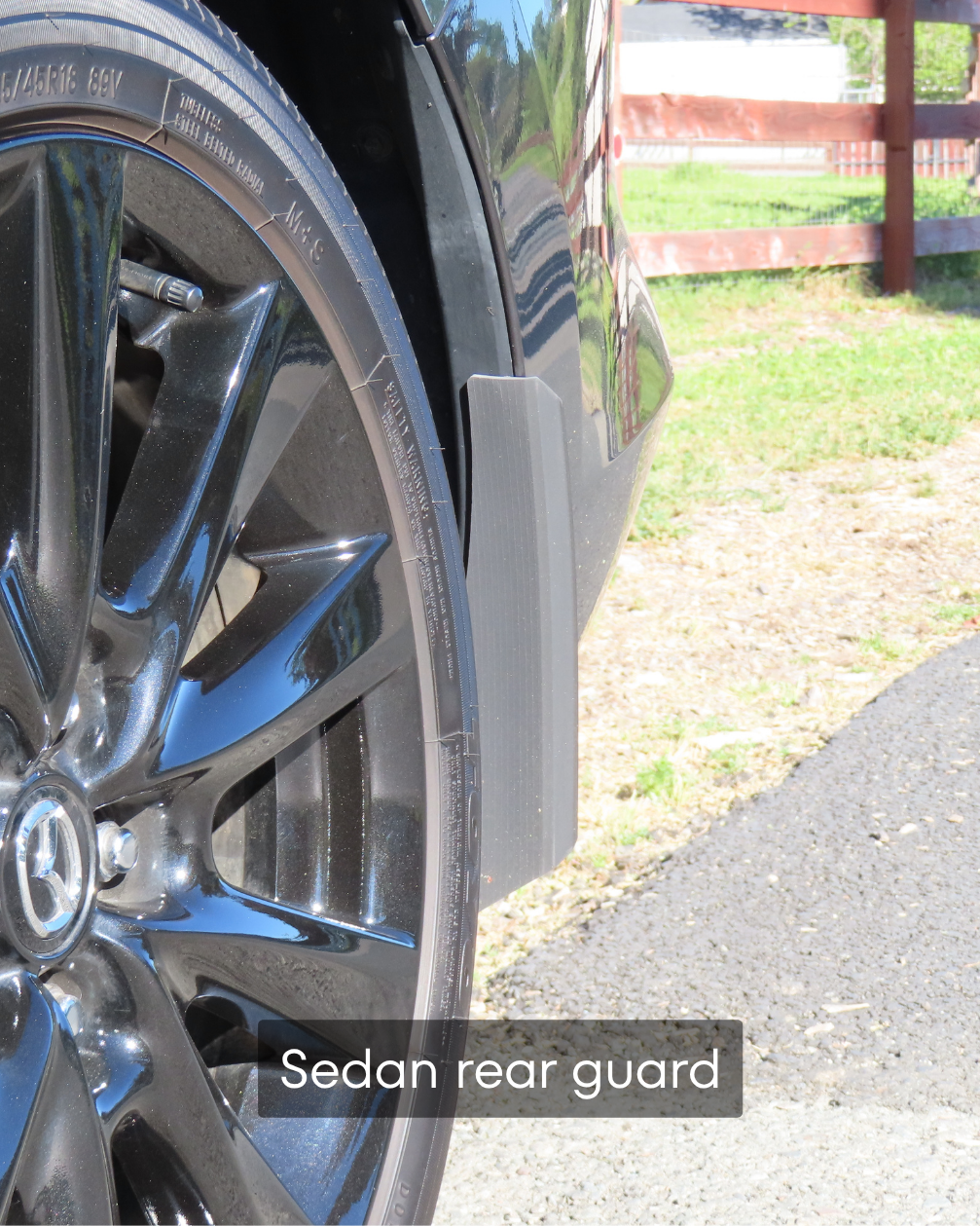 Megachip Mazda3 rear splash guard