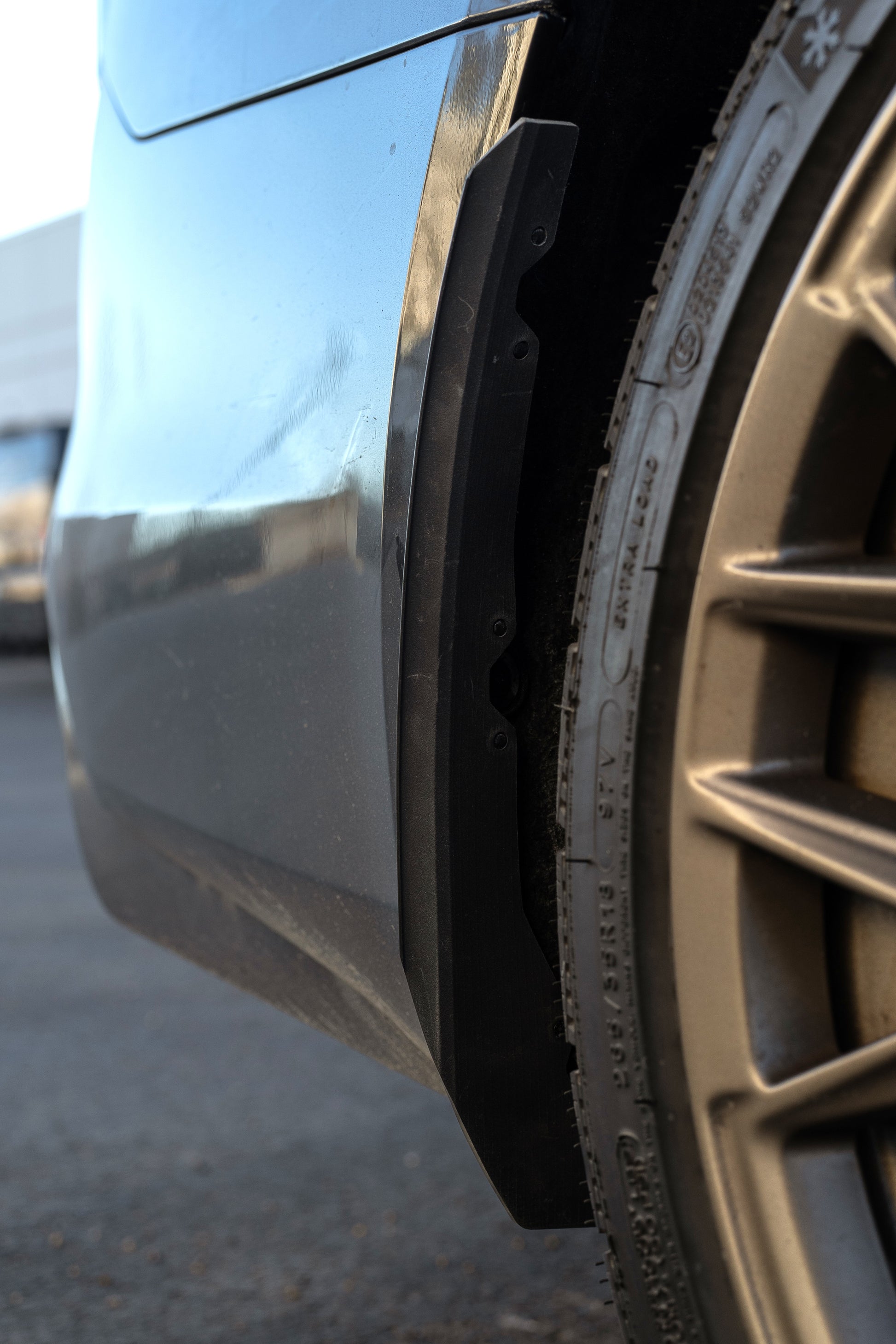 CT4 V Blackwing splash guard fitment side view