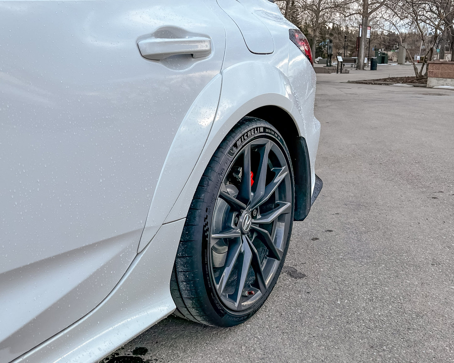 DE5 Integra Type S rear splash guard