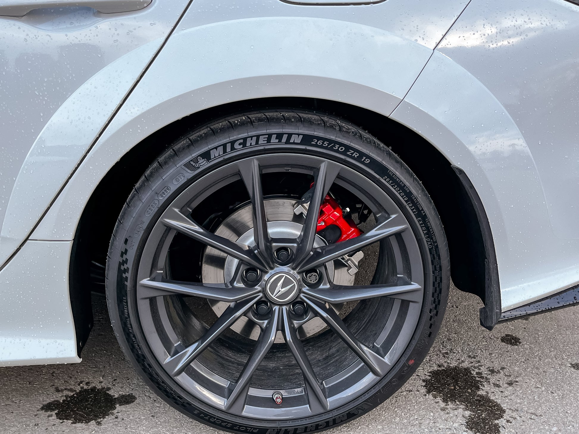 DE5 Integra Type S rear splash guard