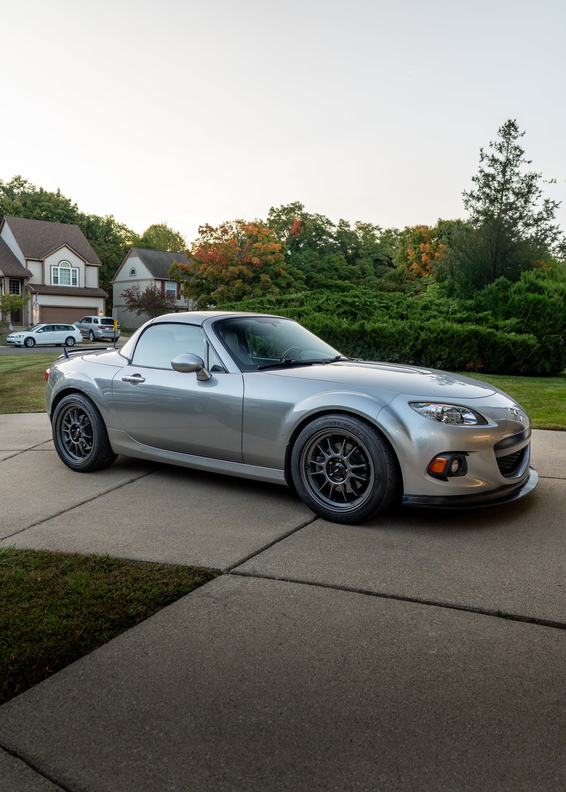 NC MX5 Miata with Megachip splash guards