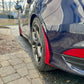 Focus ST red rear guard